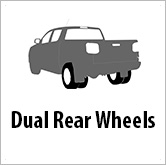 Dual rear wheels